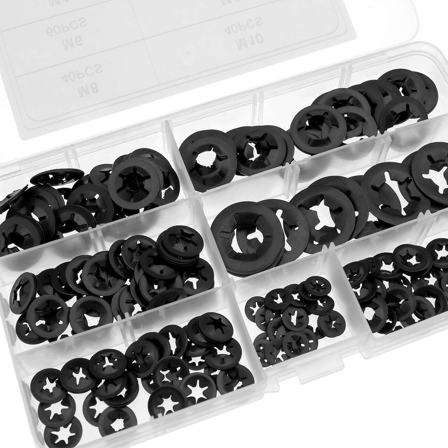 Dadabig 280 PCS Starlock Washers, Locking Washers Quick Speed Locking