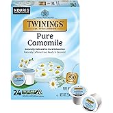 Twinings Pure Camomile Herbal Tea K-Cup Pods for Keurig, 24 Count (Pack of 1), Made with Pure Camomile Blossoms, Naturally Caffeine-Free, Enjoy Hot or Iced