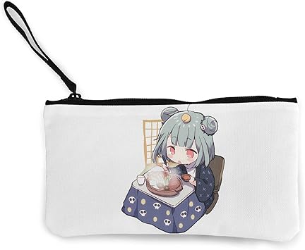 Amazon Co Jp Vtuber ホロライブ 潤羽るしあ かわいい アニメ 筆箱 平型 帆布 キャンバス ペンケース ポーチ ミニペンケース メイクポーチ おしゃれ 女の子 男の子 学生 12x22cm Danesi Generic