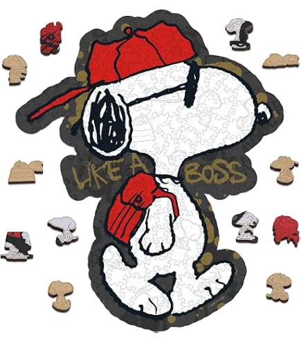 Amazon.com: USAOPOLY Snoopy Everhart LA Puzzle : Toys & Games
