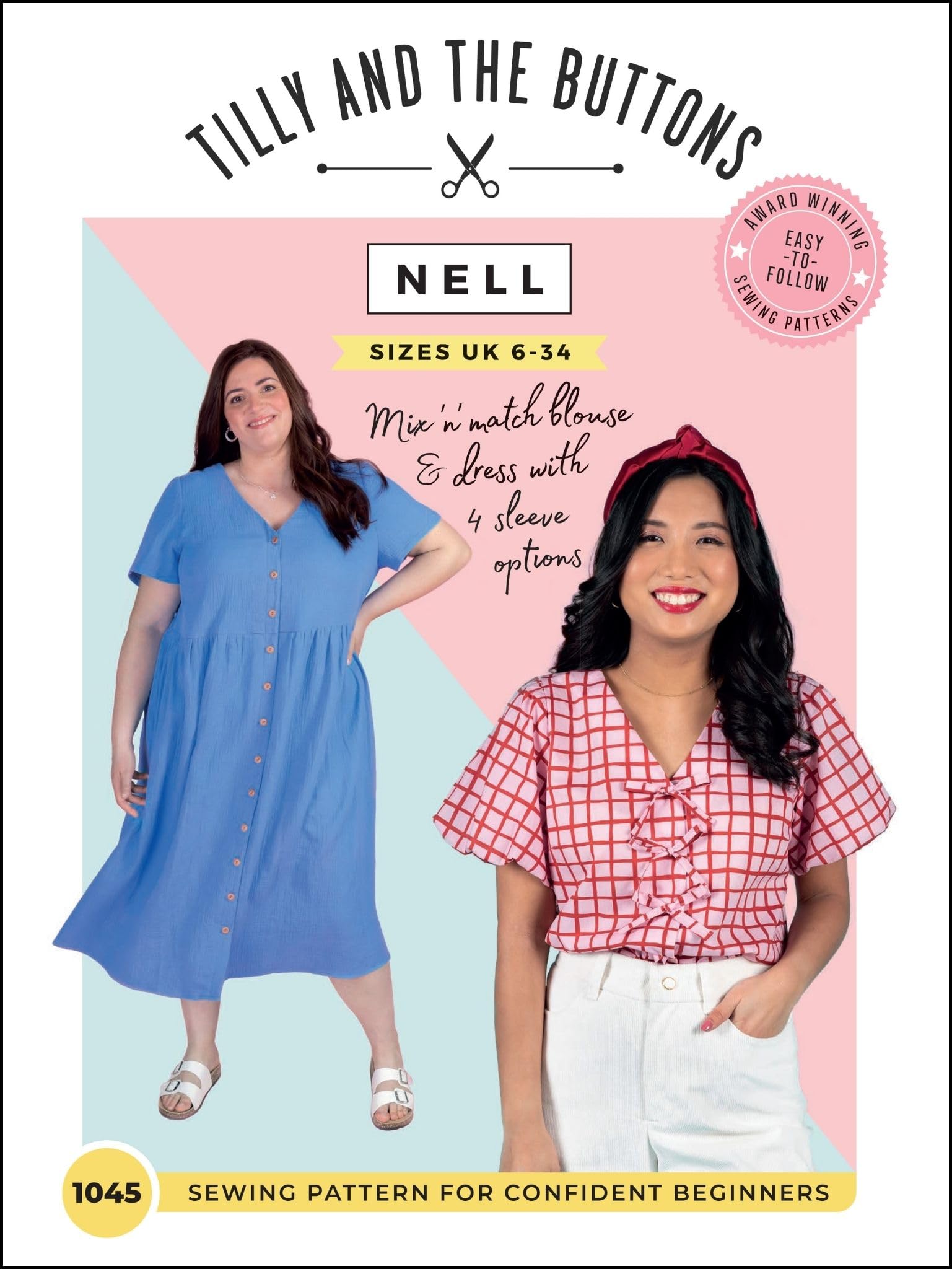 Tilly and the Buttons Nell Blouse + Dress Sewing Pattern UK 6-34