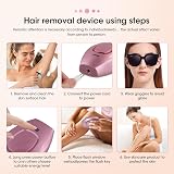 TOPEV IPL Hair Remover, 500,000 Flashes, 5 Energy Levels, Rose Gold view 4