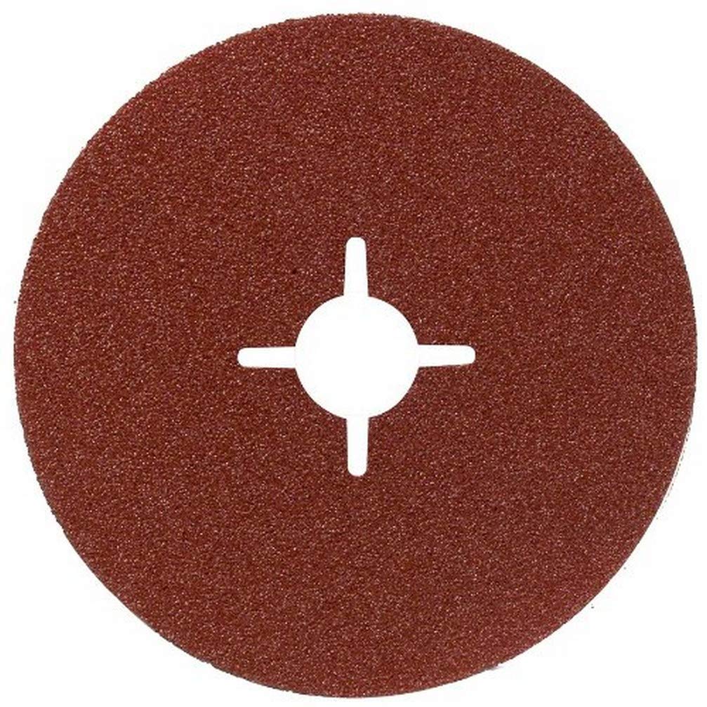 Bosch 2609256246 Fibre Sanding Disc for Angle Grinder Clamped for Wood and Metal 115mm Disc Bore 22mm 80 Grit