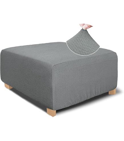 Amazon.com: LIUWEIW Water-Resistant Foot Stool Slipcover Square