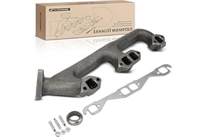 A-Premium Right Exhaust Manifold Kit W/Gaskets, Studs, Nuts [8Cyl 5.0 5.7L] Compatible with Chevrolet Express 1500/2500/3500,
