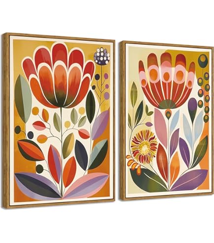 Amazon.com: Nordic Garden, Scandinavian Folk Art Birds and Flowers