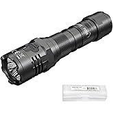 Nitecore P20iX Tactical Flashlight, 4000 Lumen USB-C Rechargeable High Lumen Super Bright with LumenTac Organizer