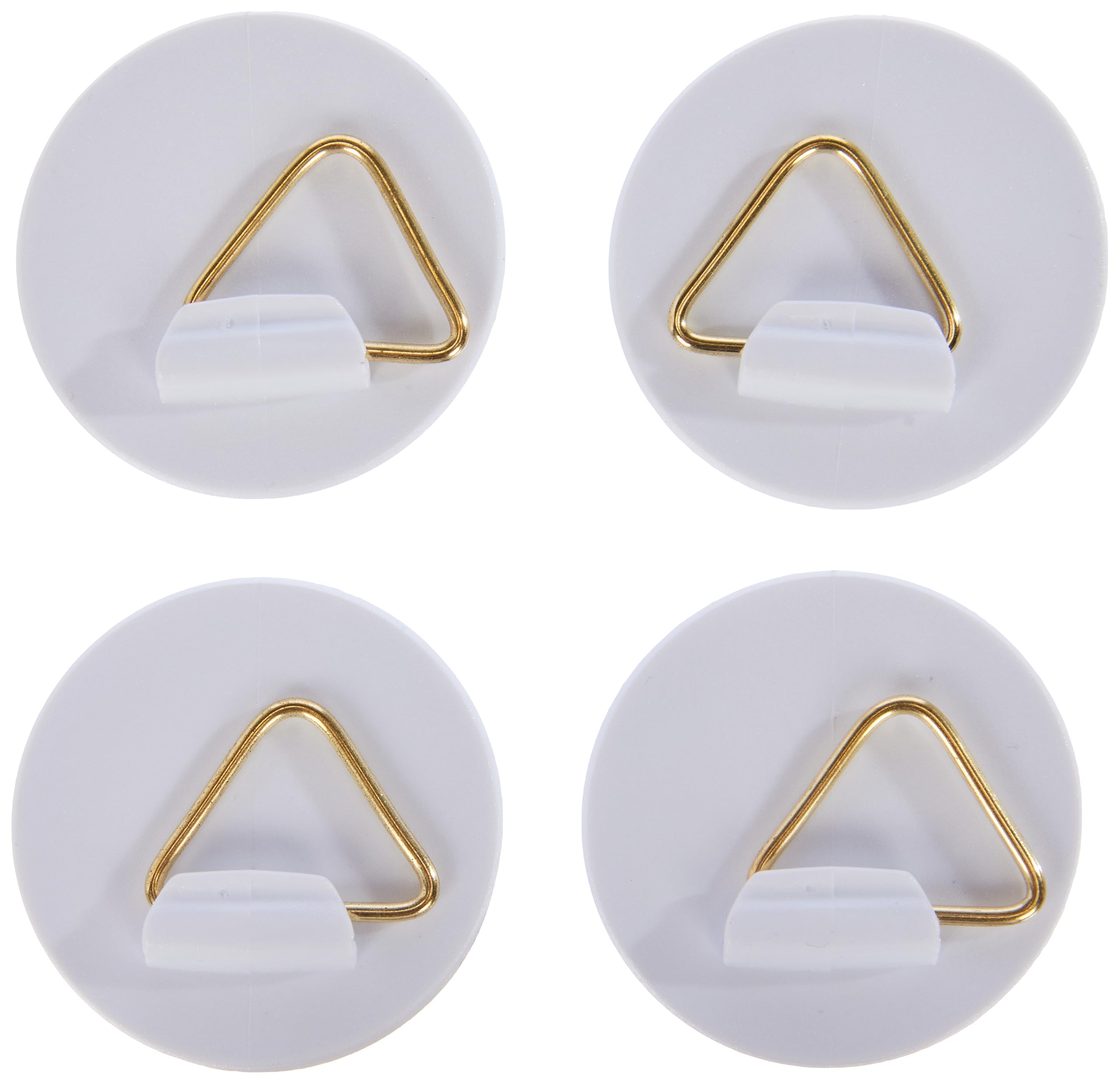 GLOREX 6 1716 700 Wall Plate Holder Self-Adhesive Approx. 40 mm Pack of 4 Maximum Load 500 g Each for Easy Hanging of Plates