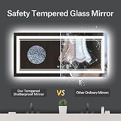 ISTRIPMF 72 x 32 Inch LED Mirror for Bathroom with