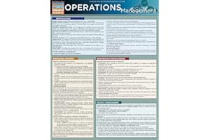 Operations Management: QuickStudy Laminated Reference Guide (Quick Study)