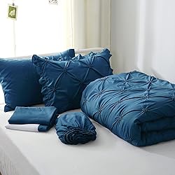 JOLLYVOGUE Teal Twin Size Comforter Sets 5