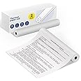 COLORWING Thermal Paper 8.5x11 US Letter for Portable Printer,2 Rolls Thermal Paper Compatible with M832 HRPT MT800 Portable Inkless Thermal Printer