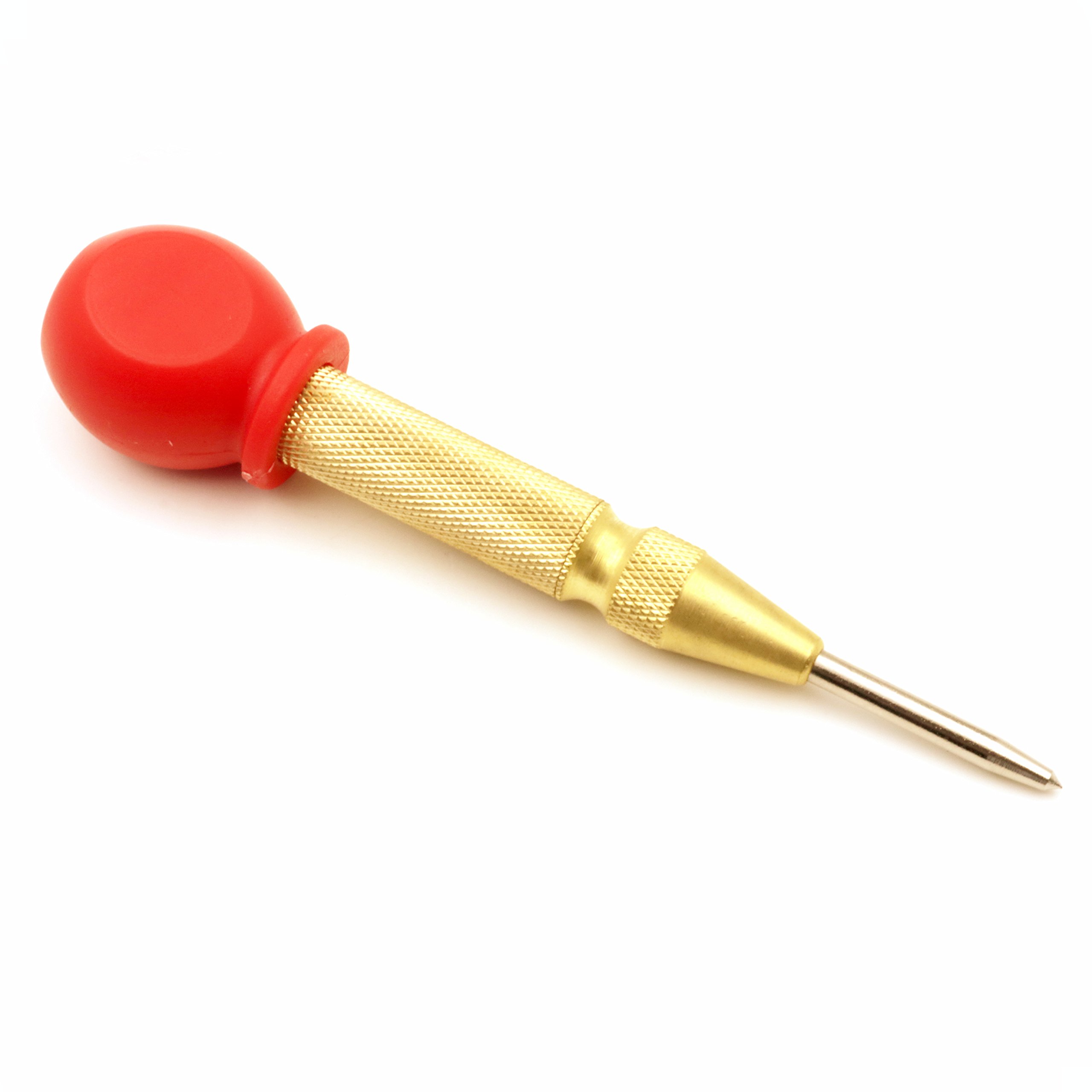 Automatic Center Pin Punch Strike Spring Loaded Marking Starting Holes Tool