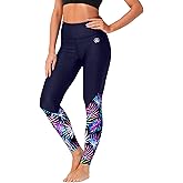 AOBUTE Women Swim Pants UPF 50+ Rash Guard Pants High Waisted Swimming Leggings