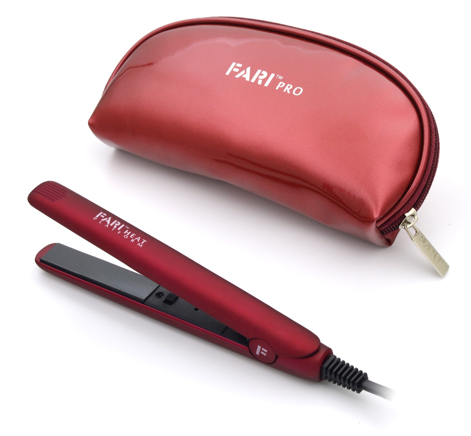 Buy FARI Travel Mini Hair Flat Iron 1/2 Inch Ceramic Tourmaline Hair