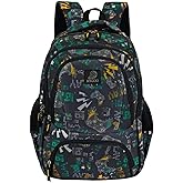 MYGOO Boys' Backpack | Campus Collection | Gamer Teal Design | Perfect for Primary School | 17" Tall 24L Capacity
