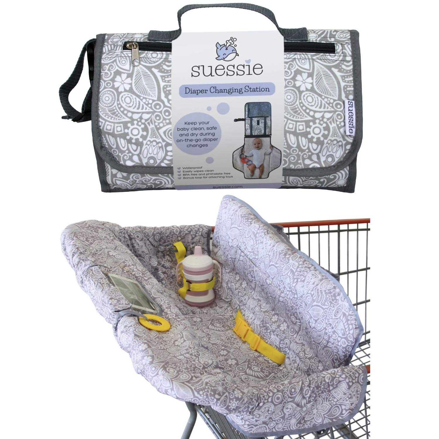 suessie shopping cart cover