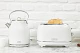Haden Heritage White 2 Slice Toaster with 6 Browning Controls view 8