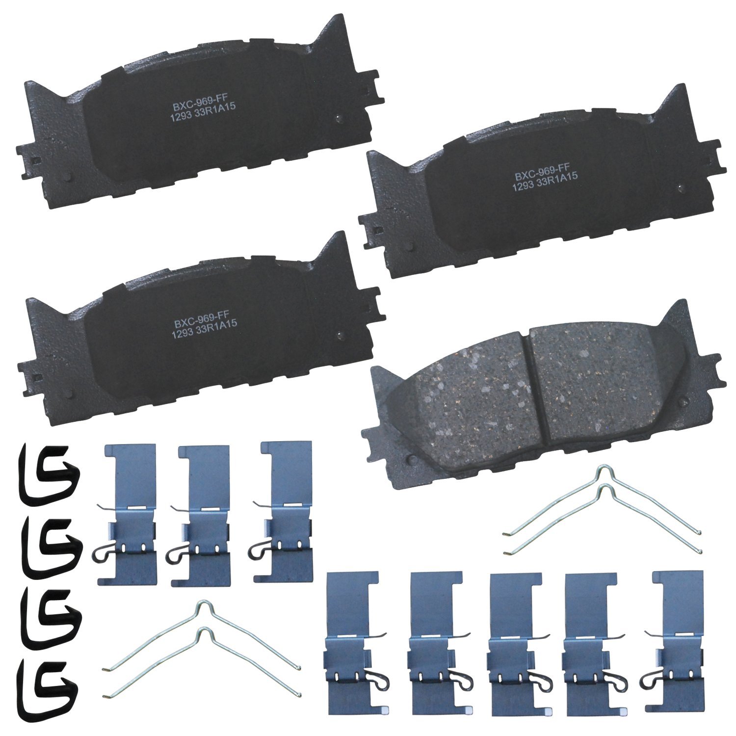Photo 1 of ***SEE NOTES***Bendix Premium SBC1293 Ceramic Front Brake Pads for Lexus ES300h 2018-2013, ES350 2018-2007, Toyota Avalon 2018-2008, Camry 2017-2007