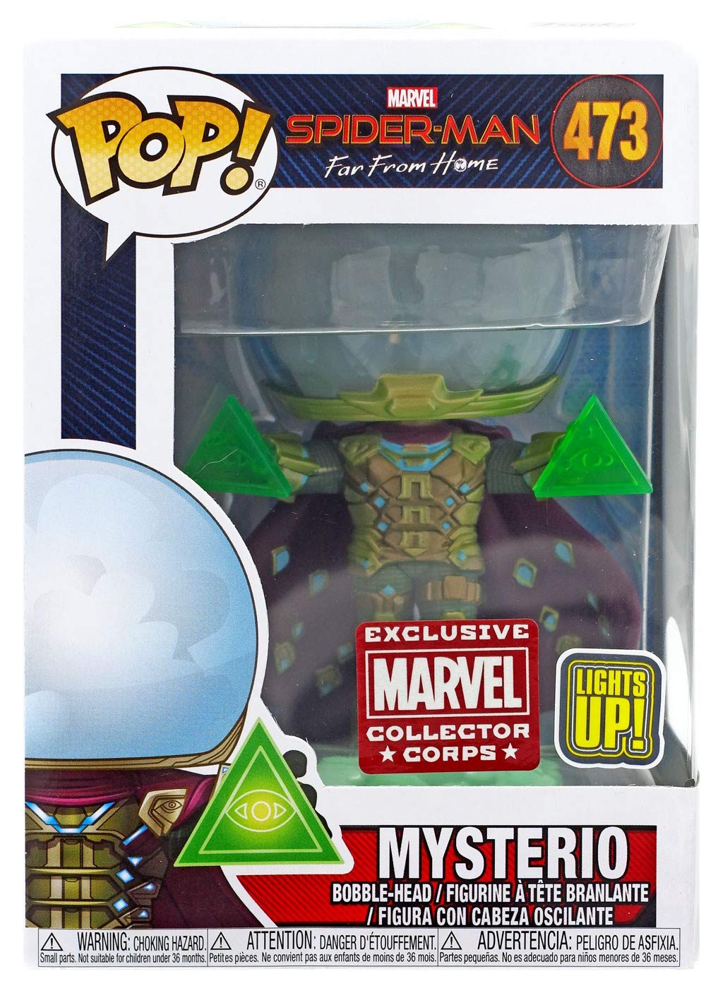 Funko POP! Marvel Collectors Crops - Mysterio #473 [Lights Up!]