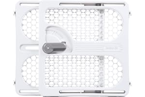 Safety 1st Pressure Mount Easy Fit Security Gate, Fits Spaces between 28" and 40", and 27" Tall, White