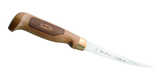 Marttiini Messer Filetiermesser Classic Superflex Birkenholz Gesamtlänge: 19.9cm, grau M