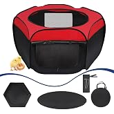 Brooder Box for Chicks, Large Pop Up Chick Brooder Starter Kit | Upgraded Dual-Door Collapsible Design, Holds up to 20 Chicks, Easy to Clean, for Ducks, Quail, Cats or Dogs