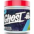 GHOST Size Muscle Builder Dietary Supplement - Lime, 30 Servings - Muscle Growth and Strength Building Supplements for Men & Women - Creatine, Betaine & Beta-Alanine - Free of Sugar & Gluten, Vegan