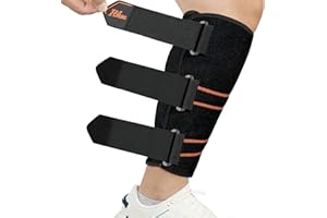 ITHW Adjustable Calf Brace for Shin Splint Relief, Shin Splint Brace for Swelling,Strain, Sprain, Calf Compression Wraps for Men Women(Small)