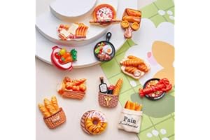 12 Pcs 12 Styles Magnetic Fridge Magnets Miniature Food Drink Bottles Soda Pop for DIY Crafts Scrapbooking Kitchen Home Party