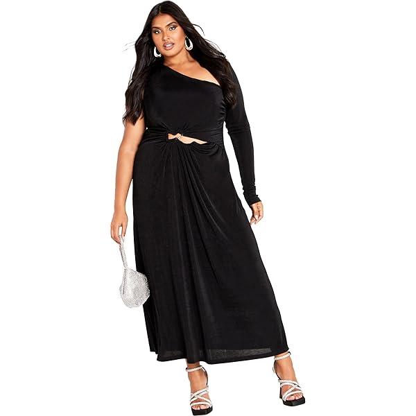 City Chic Women's Plus Size Maxi Dress-Vamp, Black at Amazon Women's Clothing store City Chic Women's Plus Size Maxi Dress-Vamp, Black at Amazon Women's Clothing store