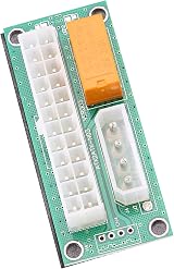 Kopinma 2x Dual PSU Adapter Synchronous Double Power Supply Board ATX 24 Pin to view 3
