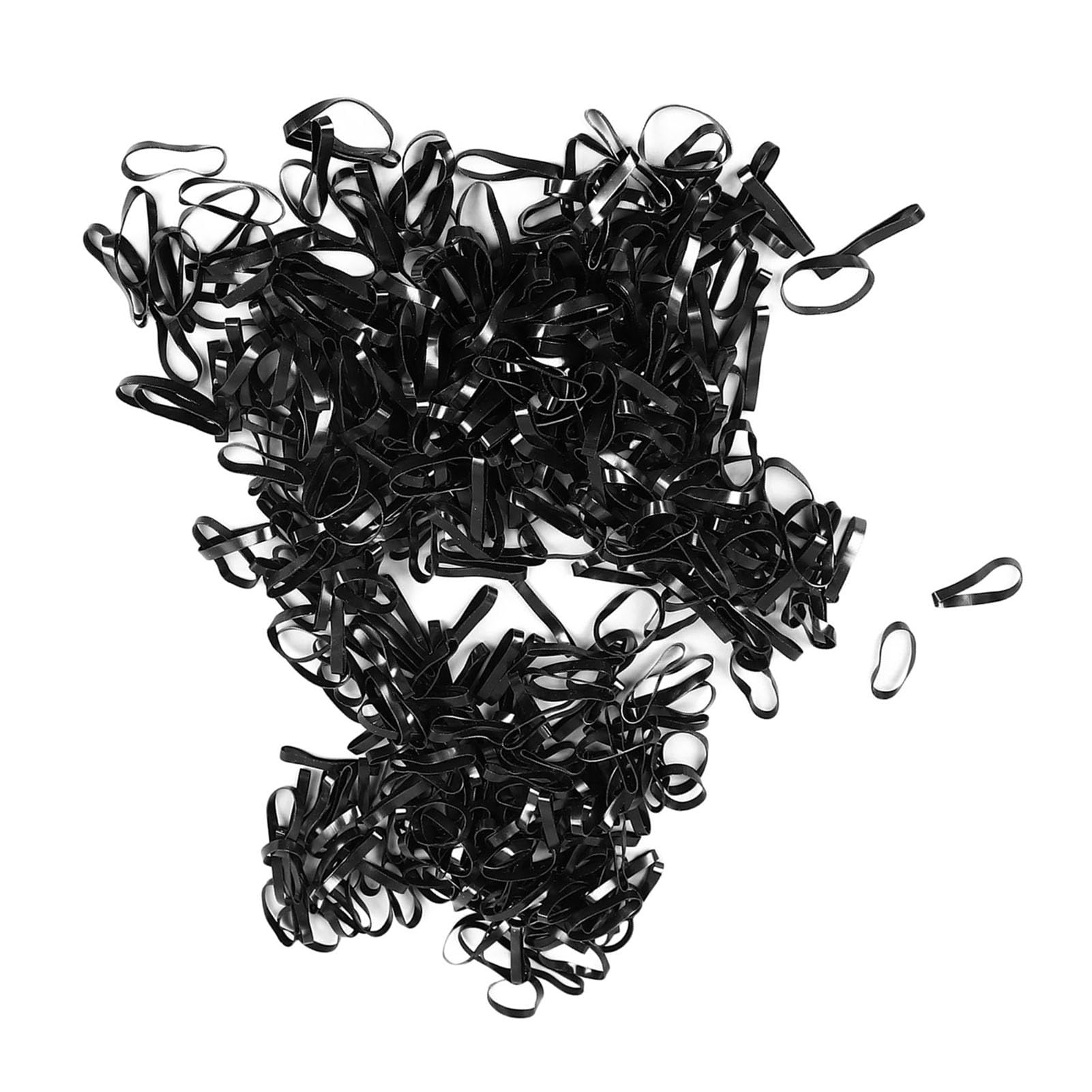 Horse Rubber Bands, Soft Horse Hair Rubber Bands, Durable, Portable, About 450 Pieces, Multifunctional, Safe for Horse Farm