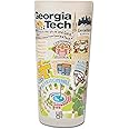 Catstudio Drinking Glass, Georgia Tech Glass Cup for Kitchen, Bar Glass Drinking Glasses, Everyday Drinking Cup or Cocktail Glass, 15oz Dishwasher Safe Glass Tumbler for GT Alumni