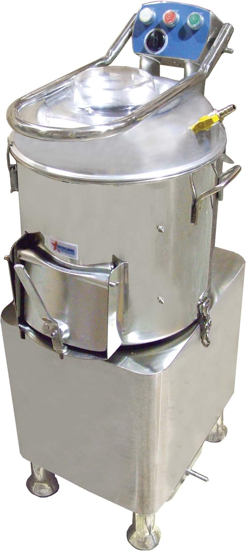 Omcan 44185 PE-CN-0020 1.0hp 44lb Capacity Commercial Electric Potato Peeler