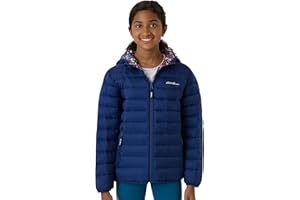 Eddie Bauer Kids' Reversible Jacket - Lightweight Waterproof Quilted Down Raincoat for Boys and Girls (3-20)