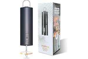 Hippolytusiart Disco Ball Motor Hanging Display Motor Multi-Purposes Rotating Mobile Wind Spinner Motor for Baby Crib Mirror Ball Spiral Wind Chimes Christmas Ornament Yard Garden Decor,20 RPM(Black)