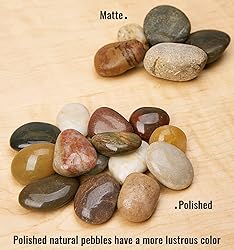 NUPICK 10 Pound River Rocks, 0.8-1.3 Inches