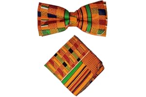 Dupsie's Kente African Print Bow Tie for Men