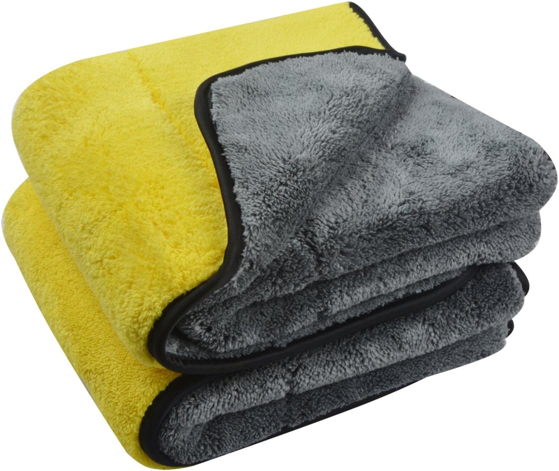 SINLAND Ultra Thick Plush Microfiber Car Cleaning Towels