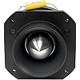 VOYZ 600 Watt Super Tweeter 2KHz - 25KHz - 5” Supper Bullet Tweeter - Heavy Duty Super Strong Ferrite Magnet Tweeter with Titanium Diaphragm 4-8 ohms Includes Crossover Capacitor (VZ-47A)