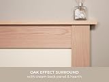 Adam Southwold Oak & Cream 43 inch Fireplace Surround Modern Unfinished view 3