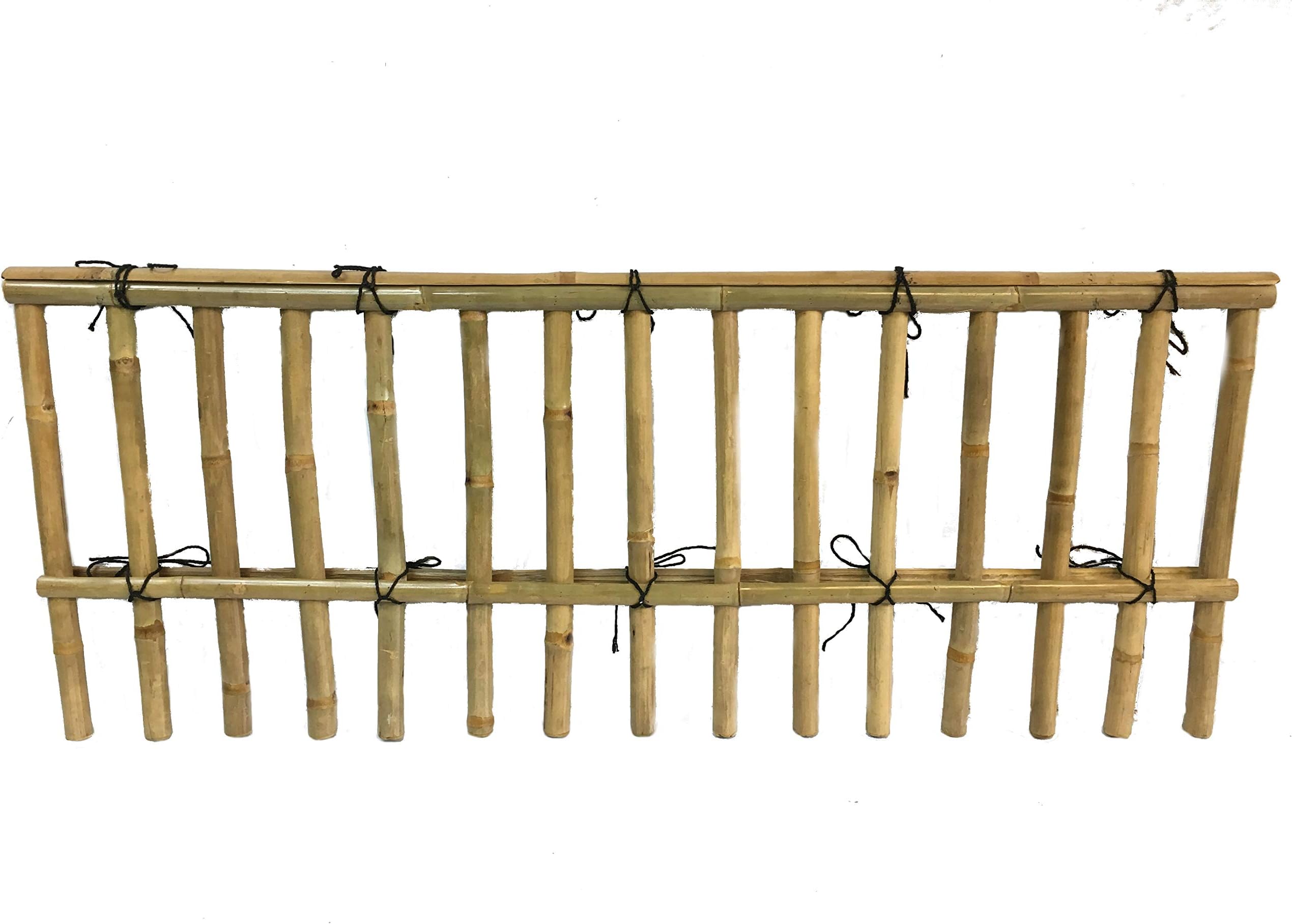 Master Garden ProductsSGF-24 Kinkakuji-gaki Bamboo Pedestrian Fence, 24" h x 60" w, Natural Beige