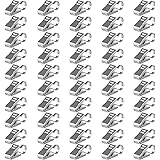 BIHRTC Pack of 50 Curtain Clips Thickening Stainless Steel with Hooks Lights Hanger Small Metal Wire Holder for Shower Home D