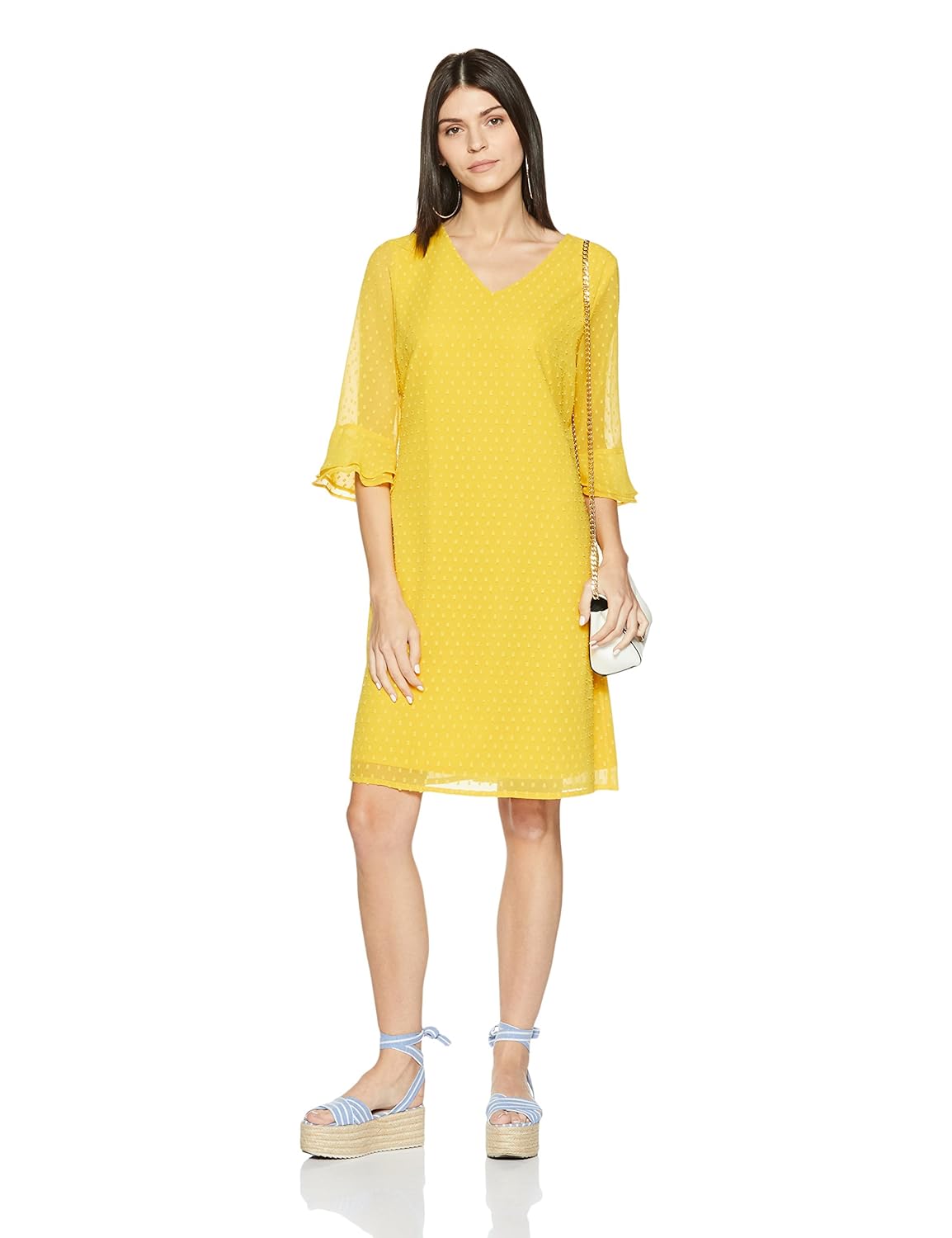 marks & spencer women's shift knee-long dress