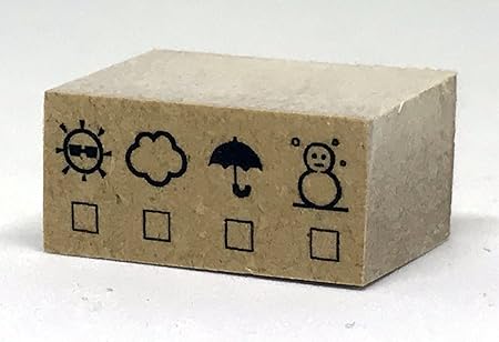 Amazon 手帳 日記スタンプ 天気スタンプ903 スタンプ 文房具 オフィス用品