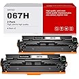 (2-Black) 067H Toner Cartridge, mf654cdw Toner Replacement for Canon 067H 067 CRG-067 Work with Canon imageCLASS MF654Cdw MF6