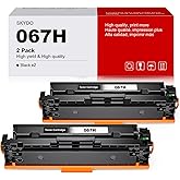 (2-Black) 067H Toner Cartridge, mf654cdw Toner Replacement for Canon 067H 067 CRG-067 Work with Canon imageCLASS MF654Cdw MF6
