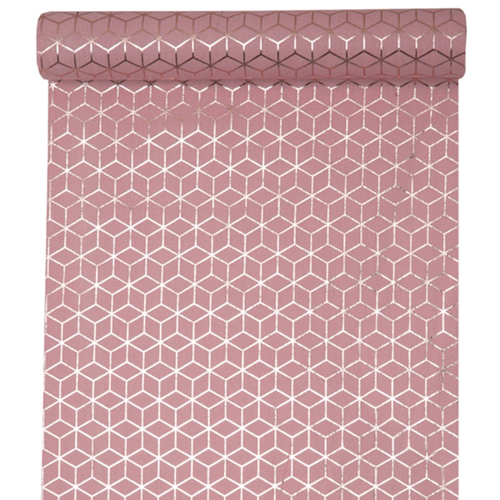 Santex 5633-19-30 Cement Tile Table Runner, Copper