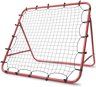 Amazon Leright 練習ネット リバウンダー 壁打ち 1ｍ 1ｍ リバウンドネット リターンネット フィールディングトレーナー サッカー 野球 テニス ホッケー ソフトボール ラクロス 自主練習 スポーツ アウトドア